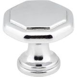 Elements 424PC 424 Drake Geometric Cabinet Knob Polished Chrome