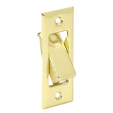 Ives 42B3 polished brass pocket sliding door bolt
