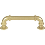Atlas Homewares 432-UB vintage brass cabinet pull