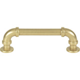 Atlas Homewares 432-UB vintage brass cabinet pull
