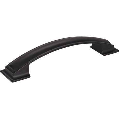 Jeffrey Alexander 435-128MB matte black cabinet drawer pull