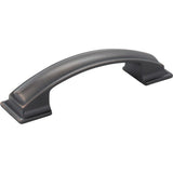 Jeffrey Alexander 435-96DBAC brushed oil rubbed bronze cabinet drawer pull