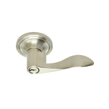 Better Home Products 43515SN satin nickel keyed entry door lever