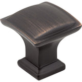 Jeffrey Alexander 435DBAC brushed oil rubbed bronze cabinet knob