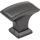 Jeffrey Alexander 435L-DACM gun metal cabinet knob