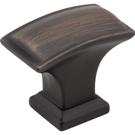 Jeffrey Alexander 435L-DBAC brushed oil rubbed bronze cabinet knob