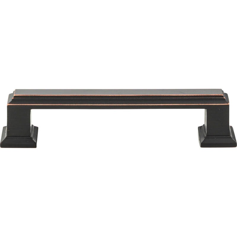 Atlas Homewares 435-VB Sutton Place cabinet pulls in polished brass, additional view