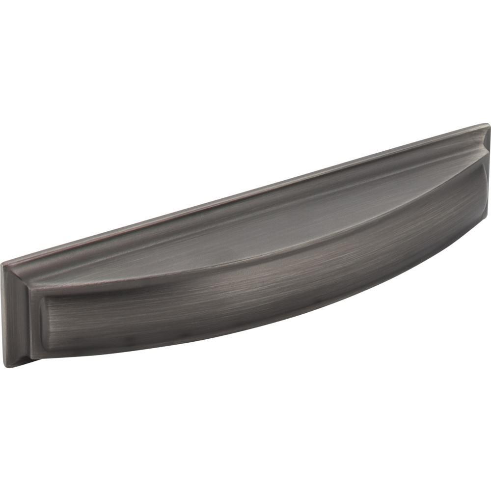 Jeffrey Alexander 436-128BNBDL brushed pewter cup pull