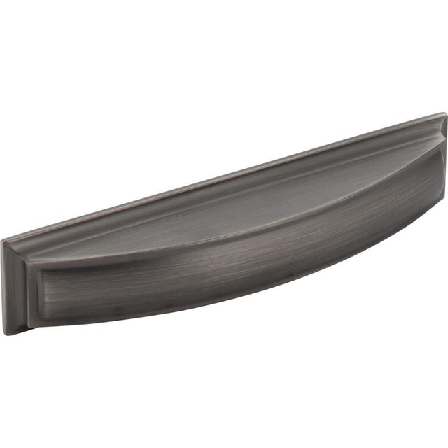 Jeffrey Alexander 436-128BNBDL brushed pewter cup pull