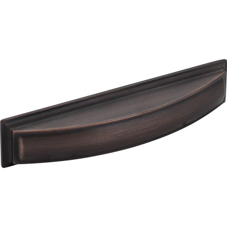 Jeffrey Alexander 436-128DBAC brushed oil rubbed bronze cup pull