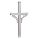 Salsbury Industries 4372SLV silver mailbox post