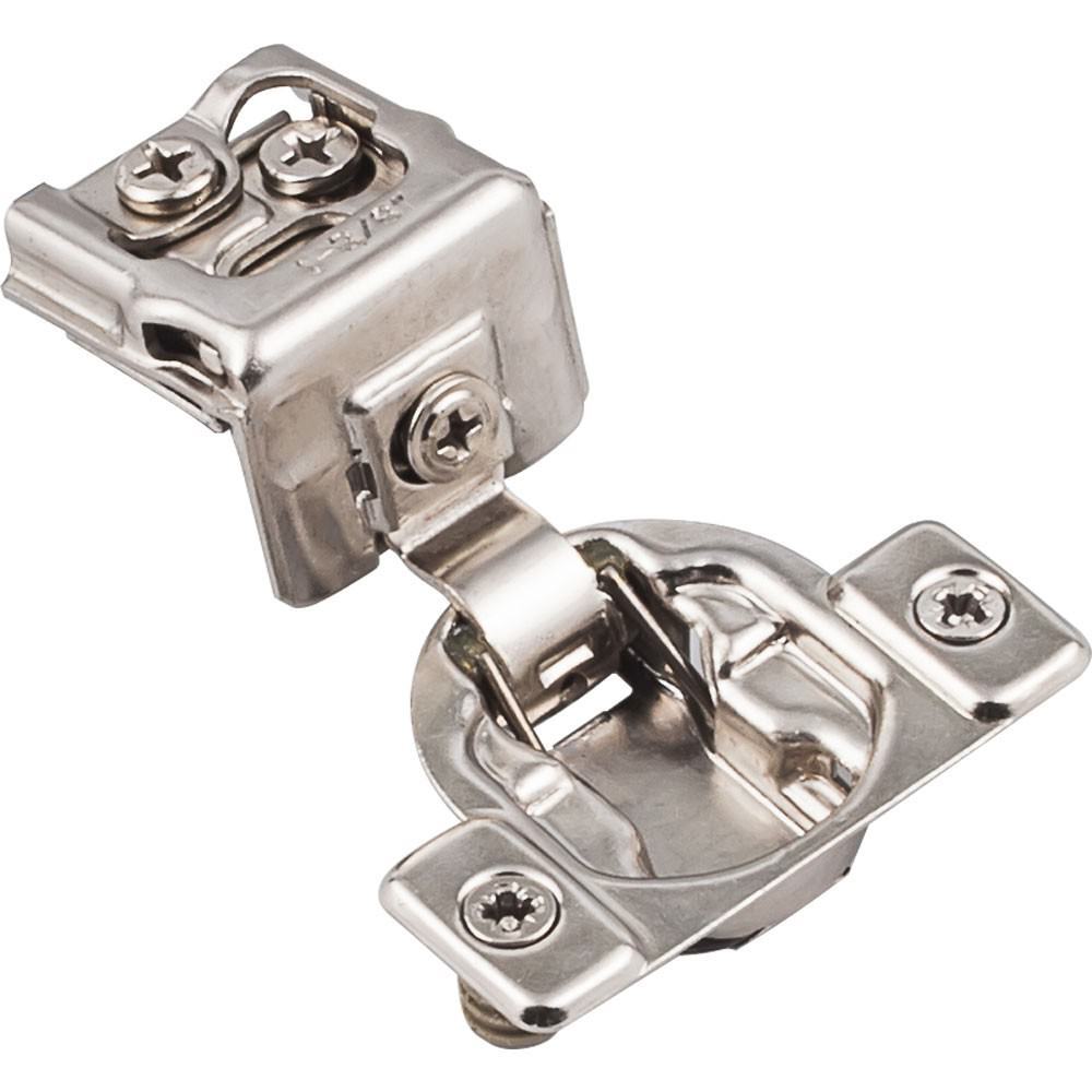 Hardware Resources 4393-000 polished nickel overlay self close compact hinge