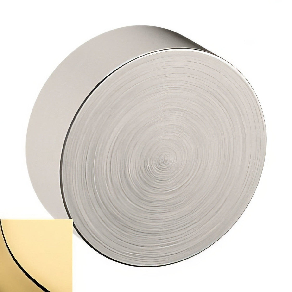 Baldwin 4405031 unlacquered brass round cabinet knob