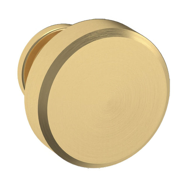 Baldwin 4410031 unlacquered brass round cabinet knob