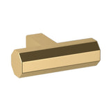 Baldwin 4416003 lifetime brass octagonal t shaped cabinet knob