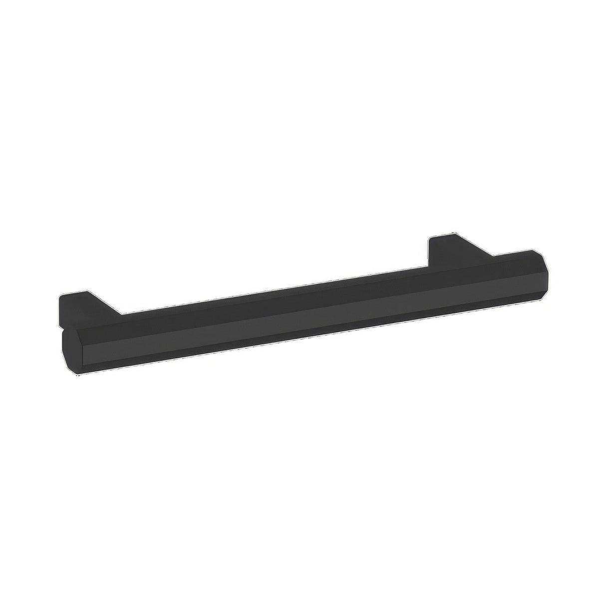 Baldwin 4417190 satin black octagonal cabinet pull