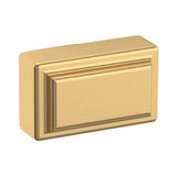 Baldwin 4425044 lifetime satin brass rectangular cabinet knob