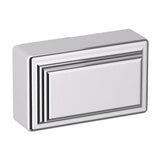 Baldwin 4425260 bright chrome rectangular cabinet knob