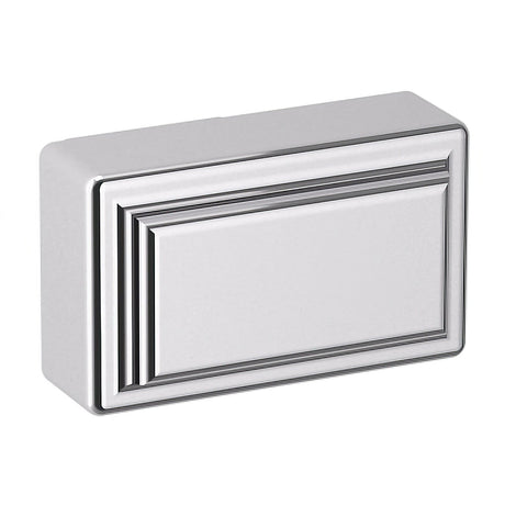 Baldwin 4425260 bright chrome rectangular cabinet knob