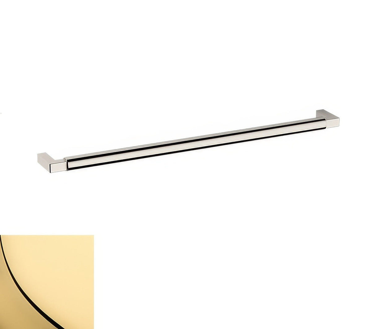 Baldwin 4433031 unlacquered brass bar cabinet pull