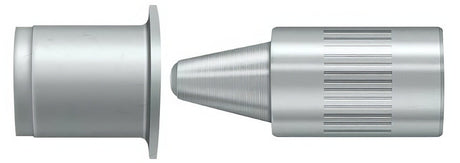 Deltana 44368US26D brushed chrome hinge pin stop