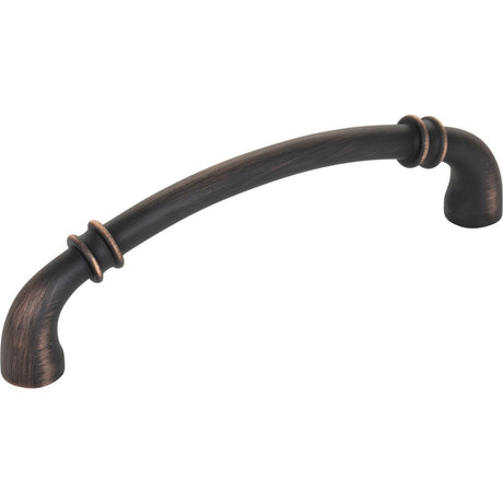 Jeffrey Alexander 445-128DBAC brushed oil rubbed bronze cabinet drawer pull