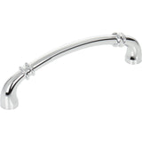 Jeffrey Alexander 445-128PC polished chrome cabinet drawer pull