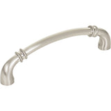 Jeffrey Alexander 445-128SN satin nickel cabinet drawer pull