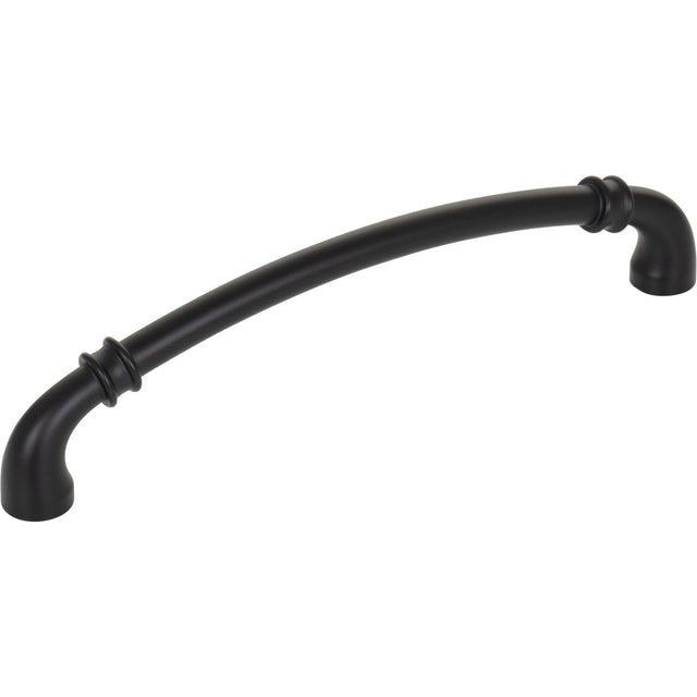 Jeffrey Alexander 445-160MB matte black cabinet drawer pull