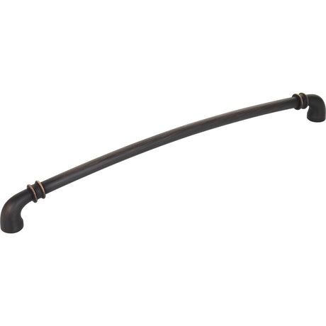 Jeffrey Alexander 445-305DBAC brushed oil rubbed bronze cabinet drawer pull