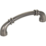 Jeffrey Alexander 445-96BNBDL brushed pewter cabinet drawer pull