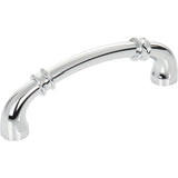 Jeffrey Alexander 445-96PC polished chrome cabinet drawer pull