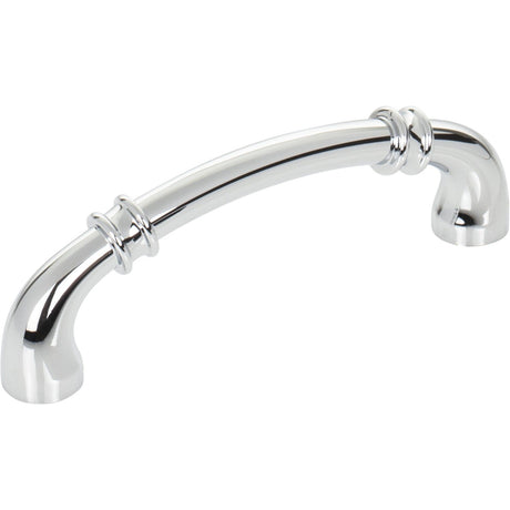 Jeffrey Alexander 445-96PC polished chrome cabinet drawer pull