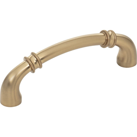 Jeffrey Alexander 445-96SBZ satin bronze cabinet drawer pull