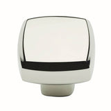 Baldwin 4453055 lifetime bright nickel square cabinet knob