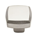Baldwin 4453150 satin nickel square cabinet knob