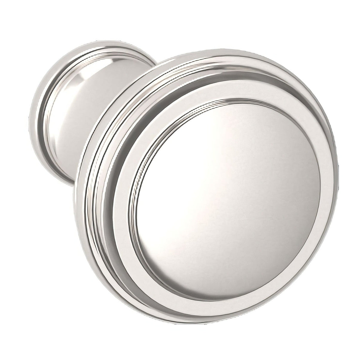 Baldwin 4454055 lifetime bright nickel round cabinet knob