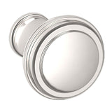 Baldwin 4454055 lifetime bright nickel round cabinet knob