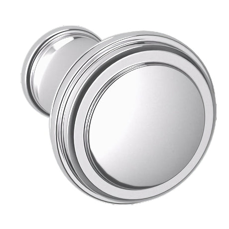 Baldwin 4454260 bright chrome round cabinet knob