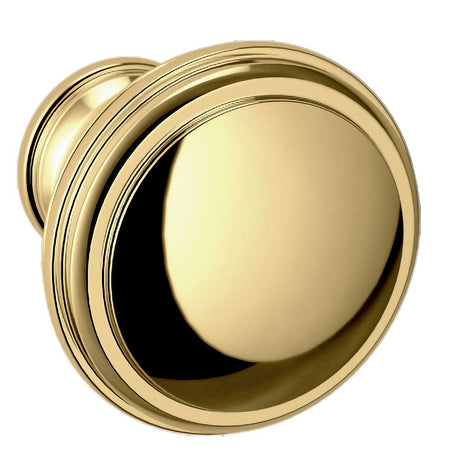 Baldwin 4456003 lifetime brass round cabinet knob