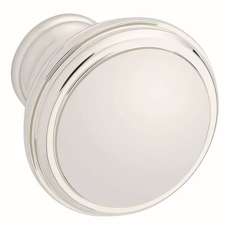 Baldwin 4456055 lifetime bright nickel round cabinet knob