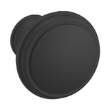 Baldwin 4456190 satin black round cabinet knob