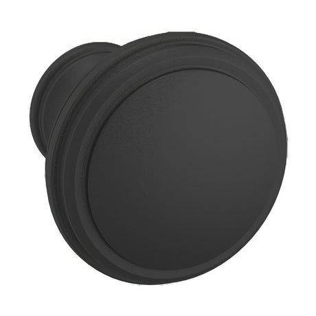 Baldwin 4456190 satin black round cabinet knob