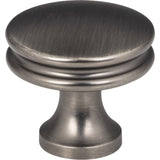 Jeffrey Alexander 445BNBDL brushed pewter cabinet knob