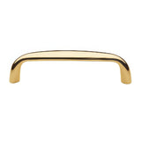 Baldwin 4480031 unlacquered brass arched cabinet pull