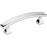 Elements 449-3PC polished chrome cabinet pull