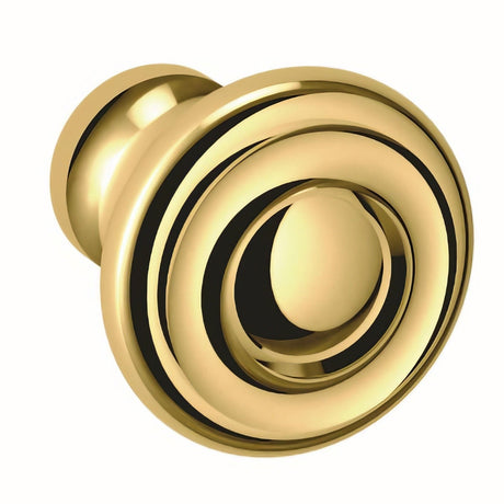 Baldwin 4490031 unlacquered brass mushroom cabinet knob