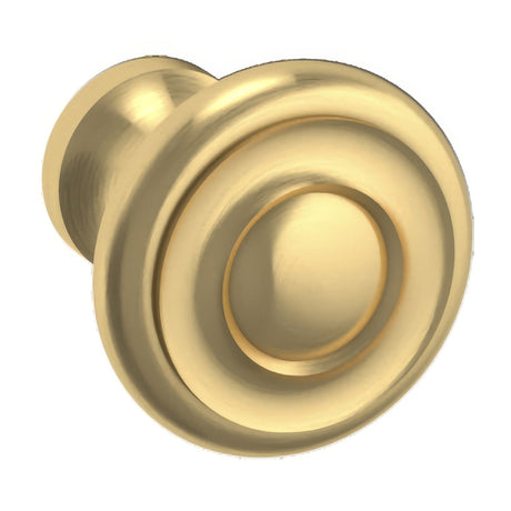 Baldwin 4490044 lifetime satin brass mushroom cabinet knob