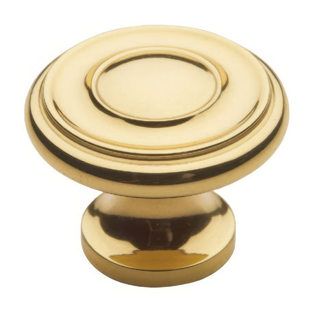 Baldwin 4491003 lifetime brass mushroom cabinet knob