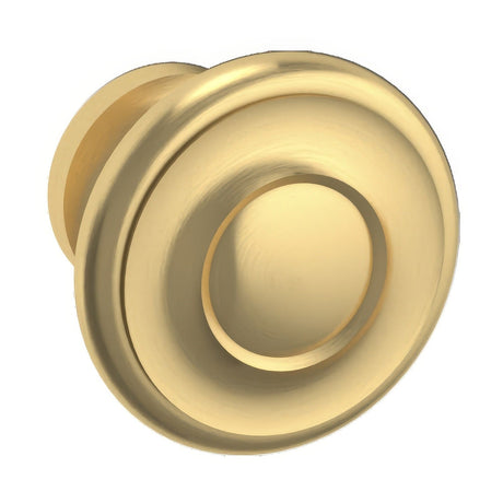 Baldwin 4491044 lifetime satin brass mushroom cabinet knob